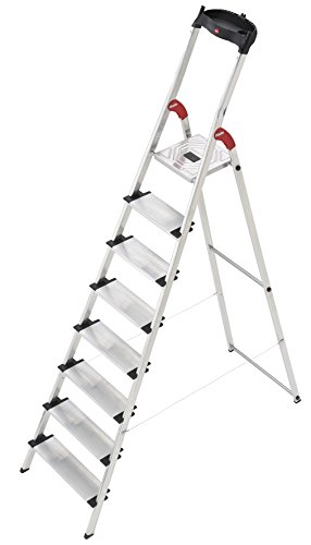 Hailo xxl easyclix - Escalera domestica xxl 8 peldaños 233cm aluminio