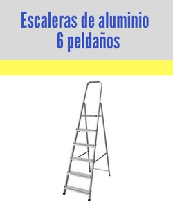 Enlace a escaleras de aluminio de 6 peldaños