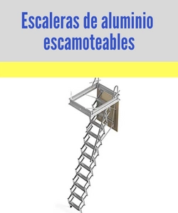 Enlace a escaleras de aluminio escamoteables